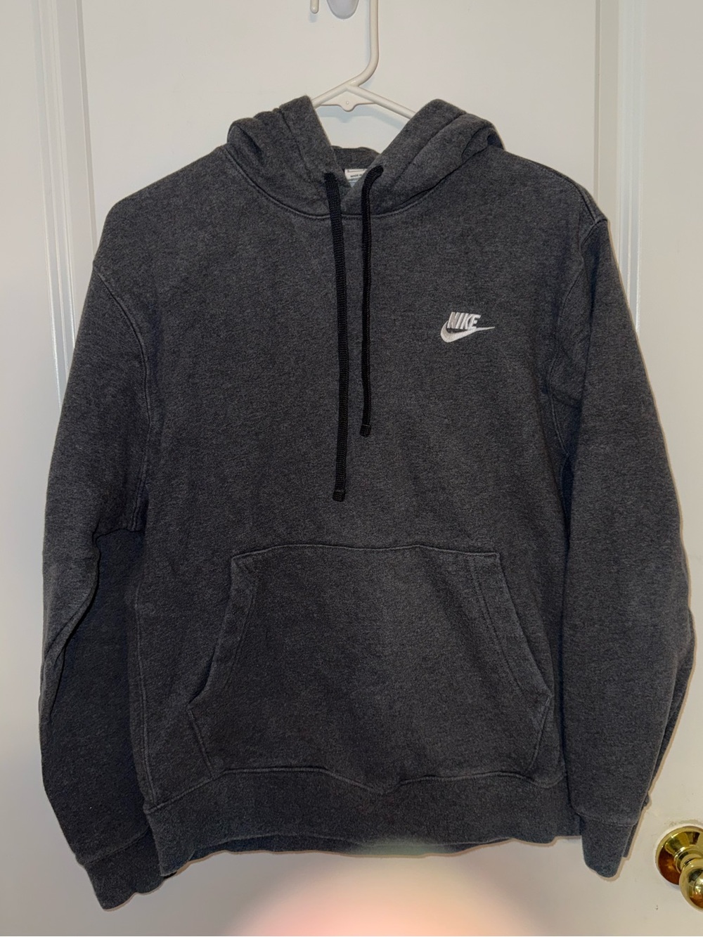 Nike Charcoal Gray Pullover Hoodie Size Adult Small